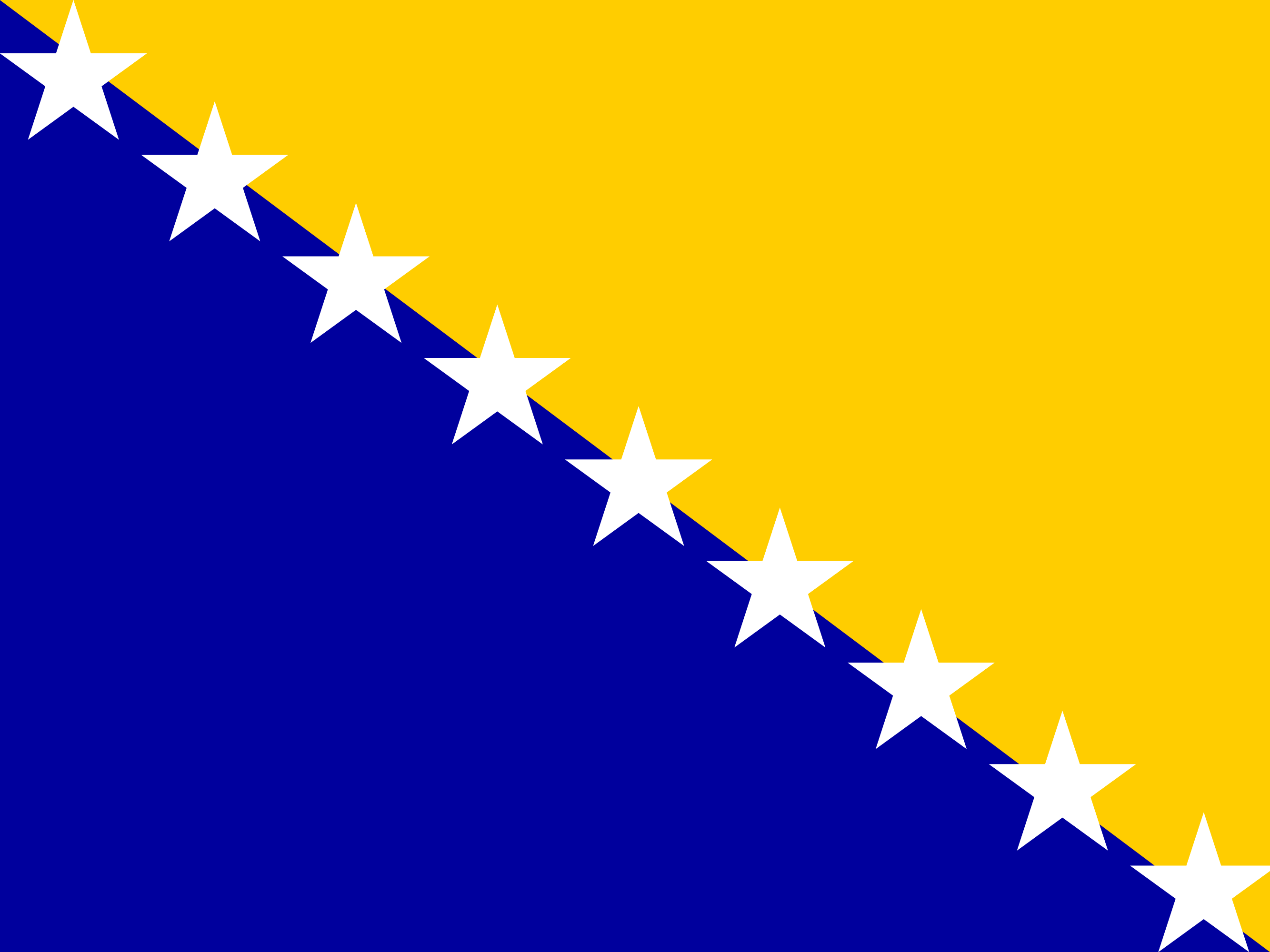 bendera Bosnia dan Herzegovina