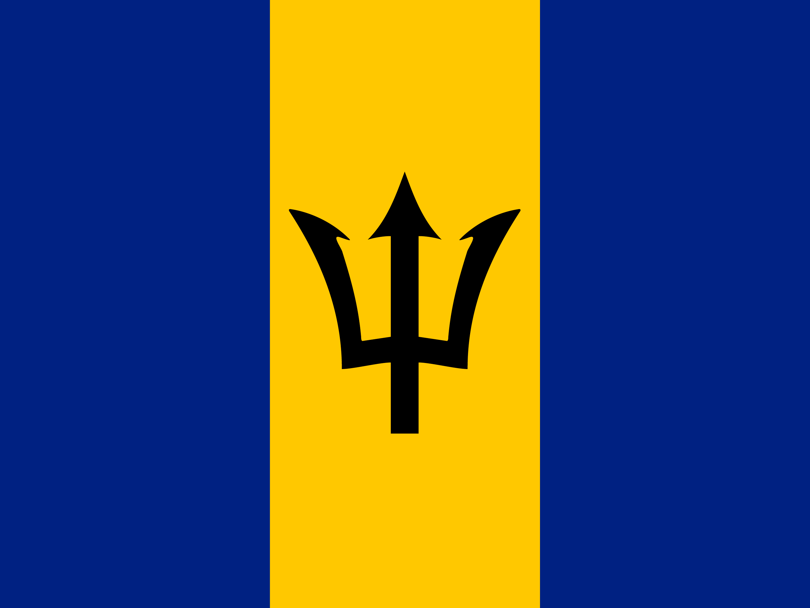 bendera Barbados