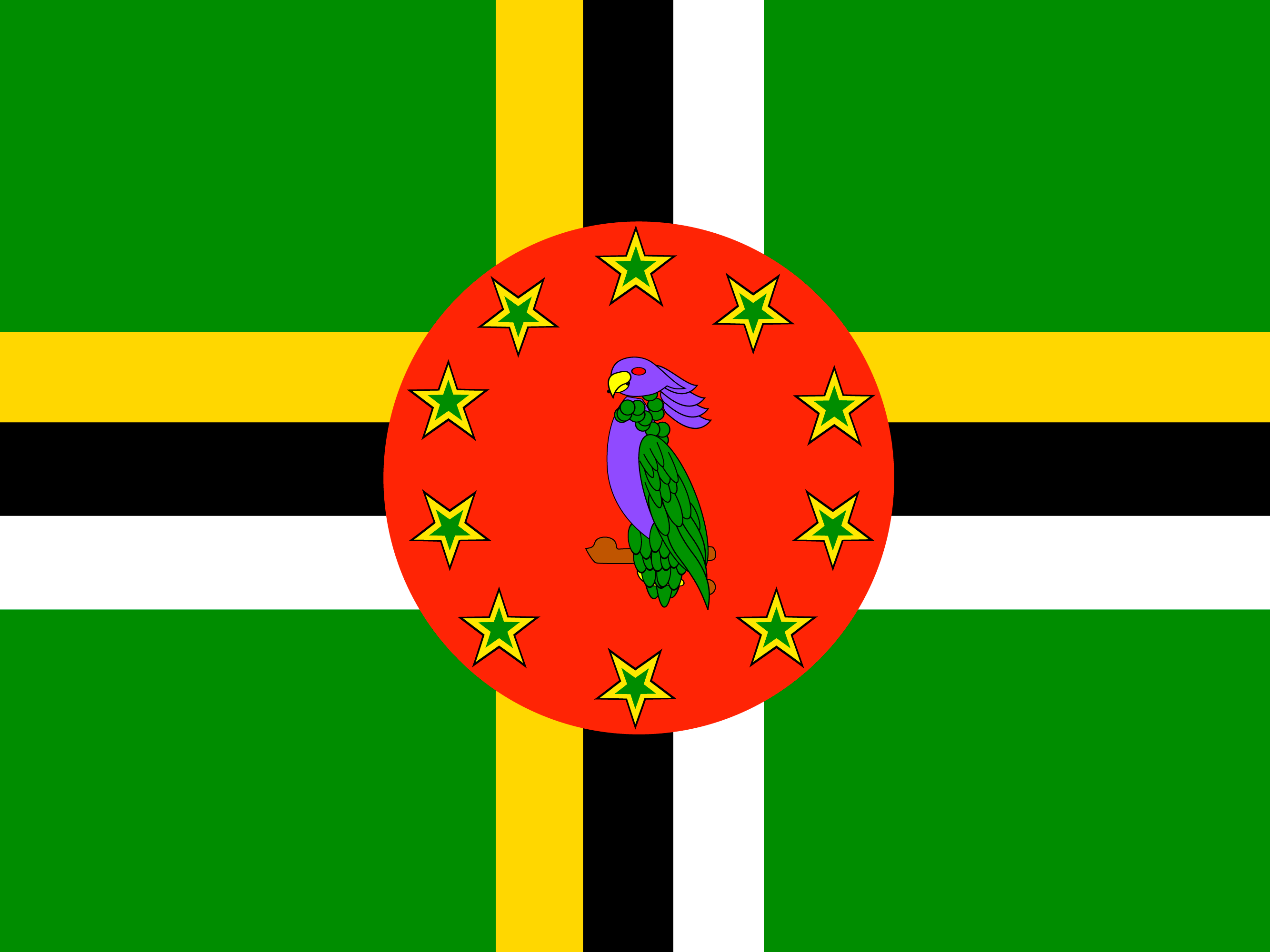 bendera Dominika