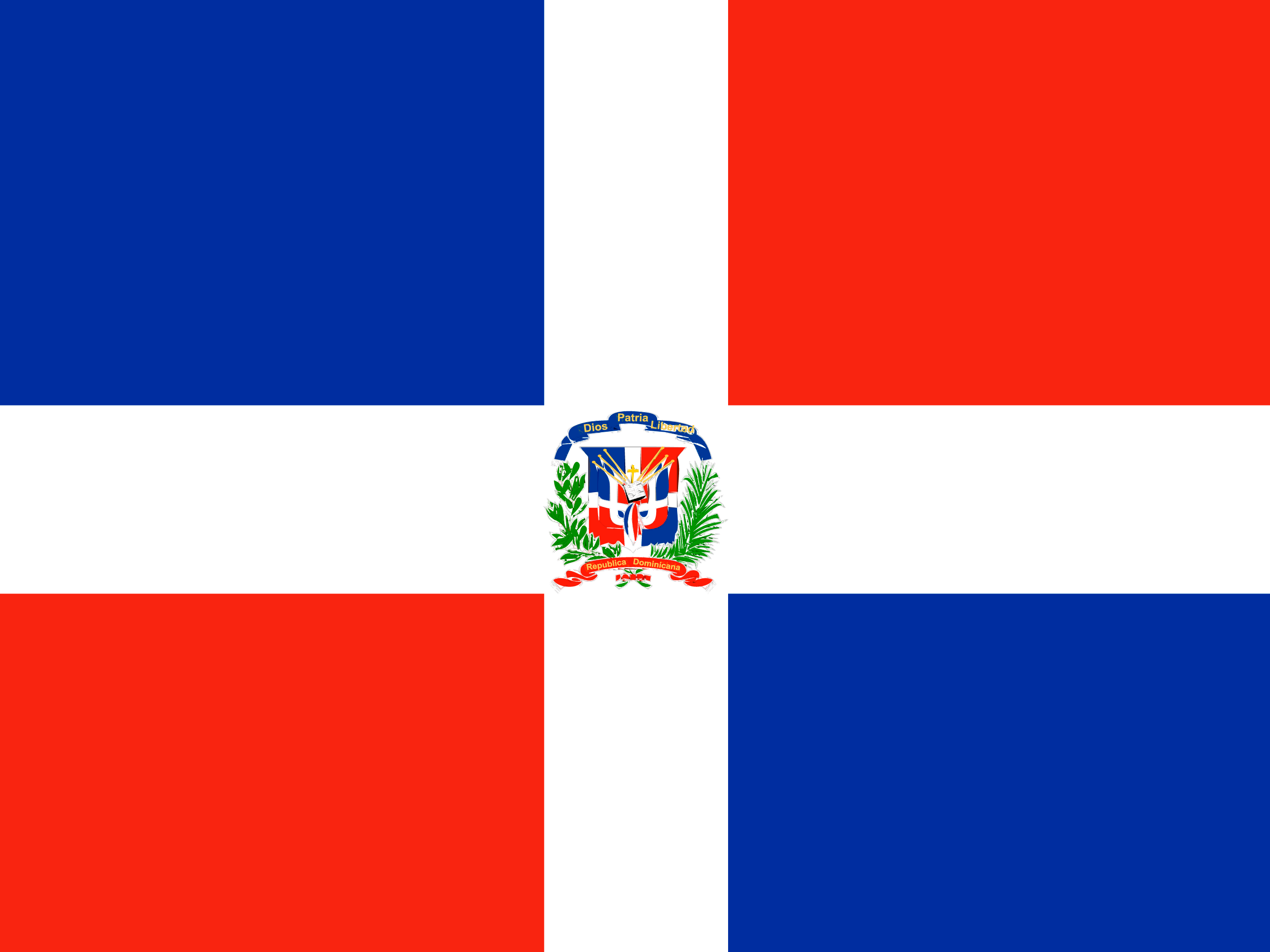 bendera Republik Dominika