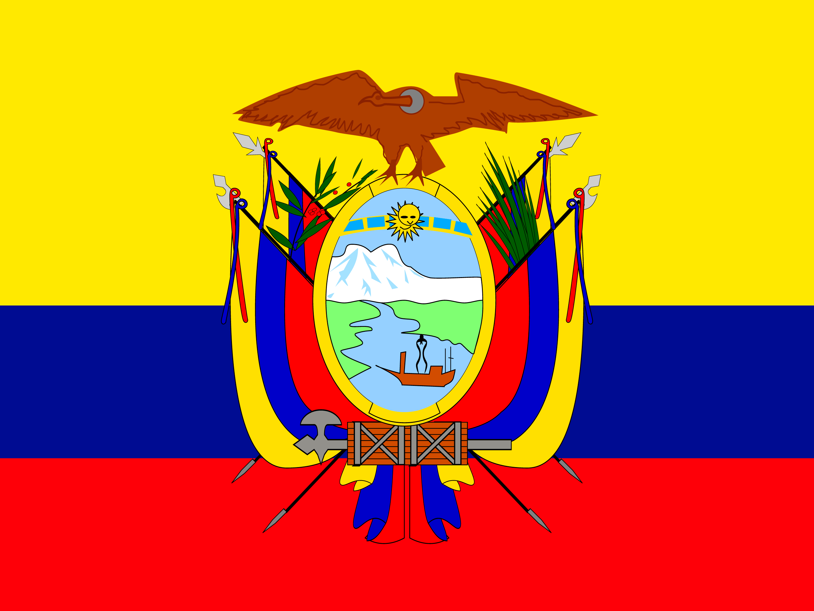 bendera Ekuador