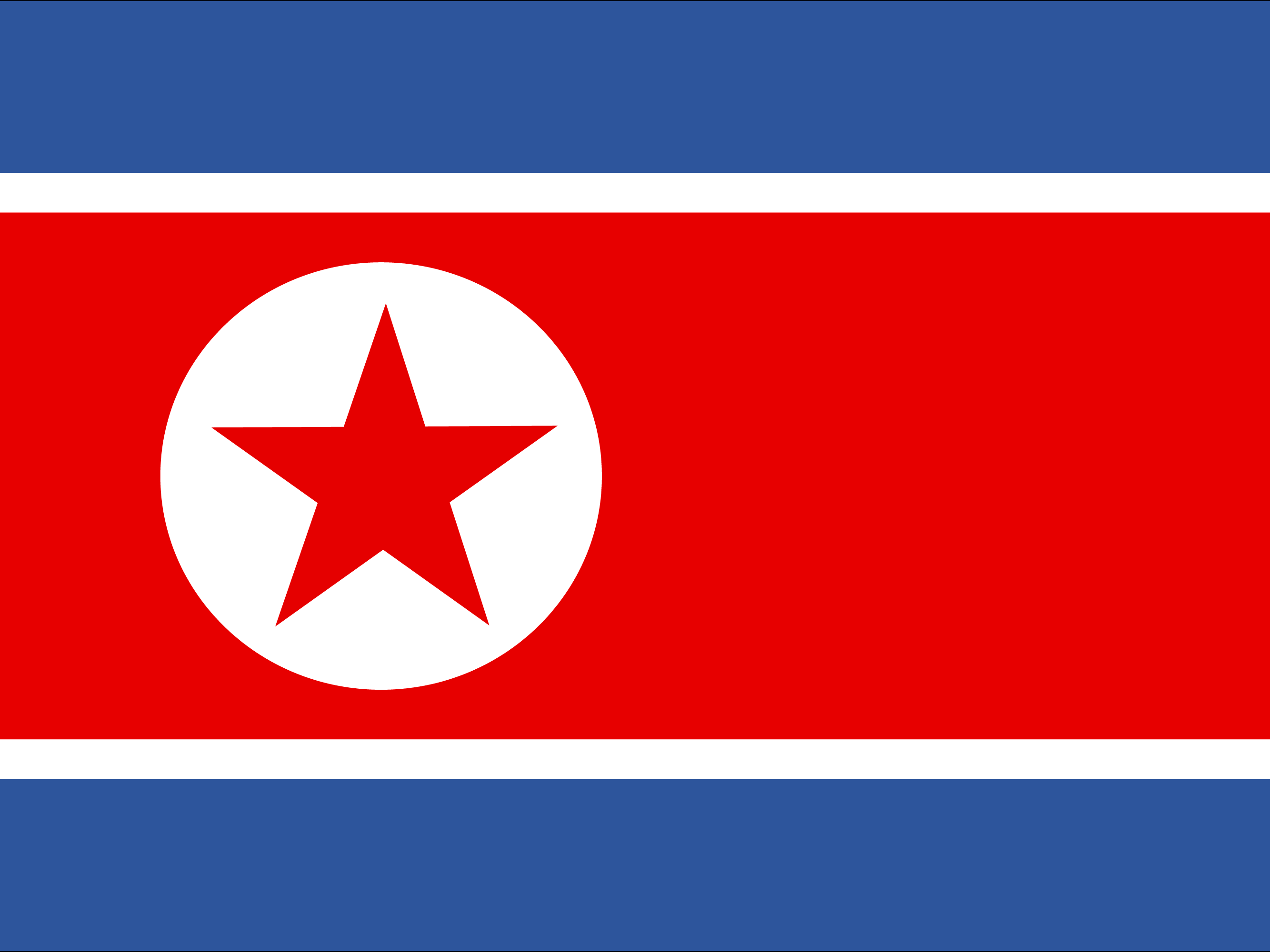 bendera Korea Utara