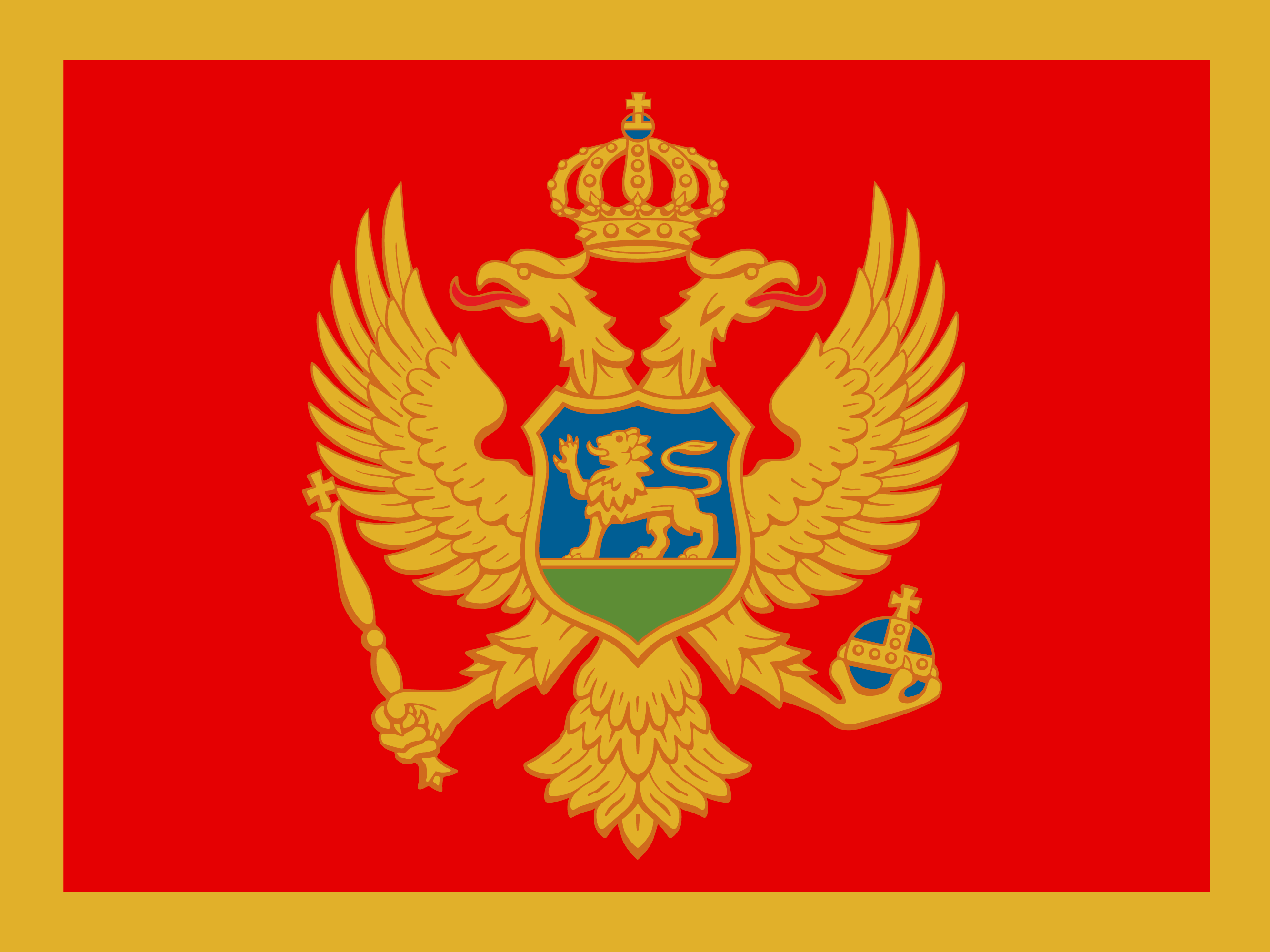 bendera Montenegro