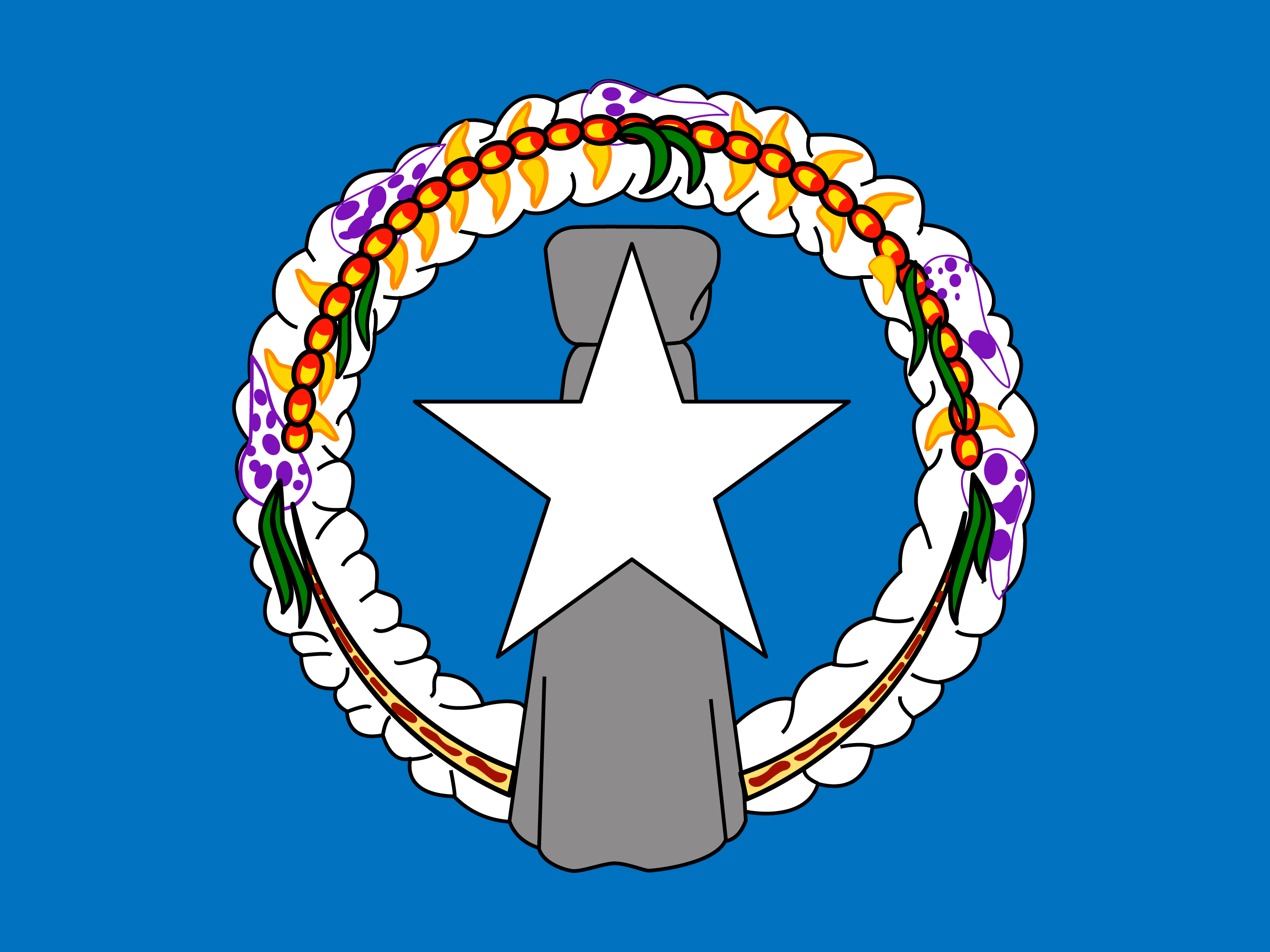 bendera Kepulauan Mariana Utara