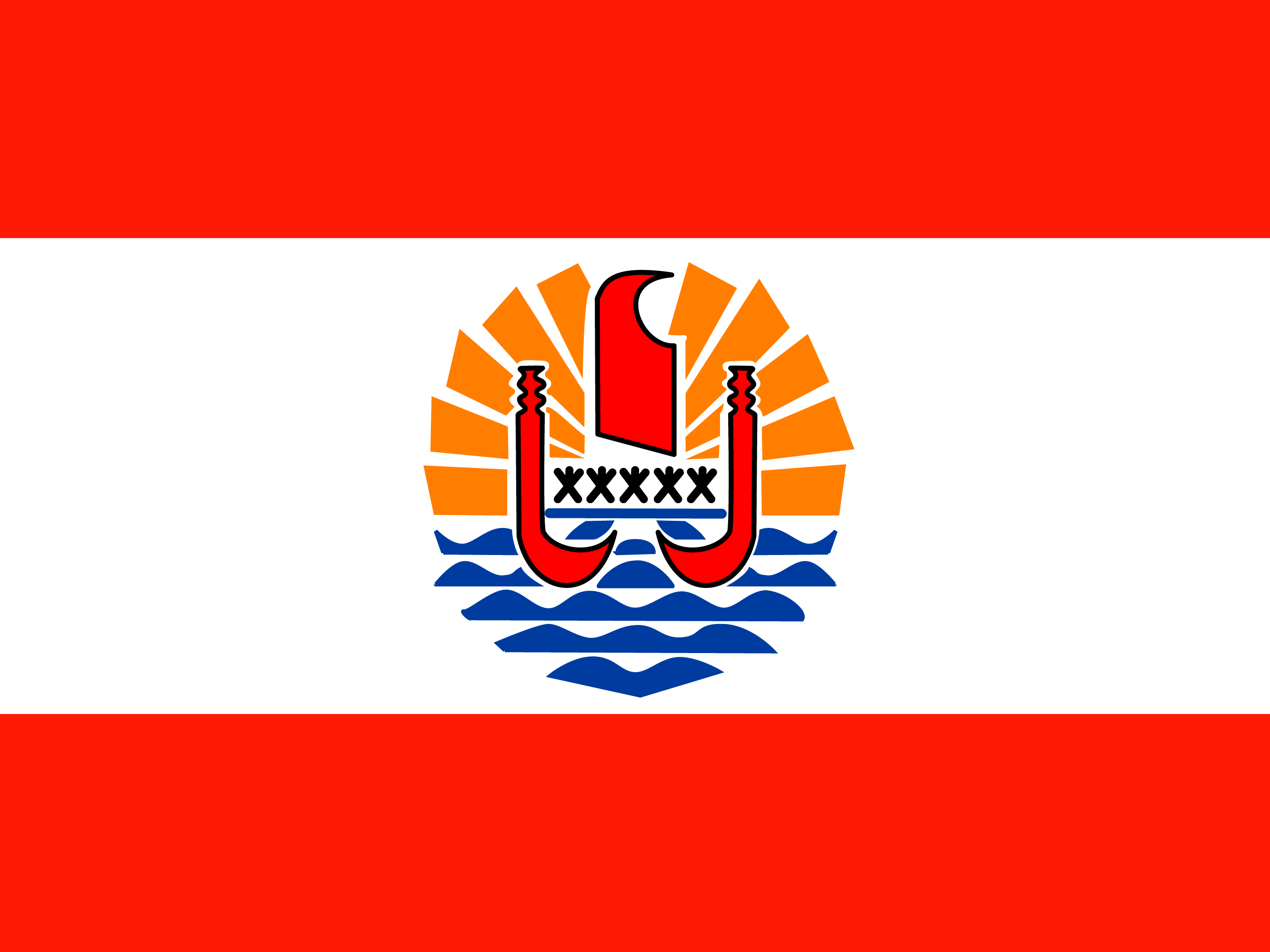bendera Polinesia Prancis