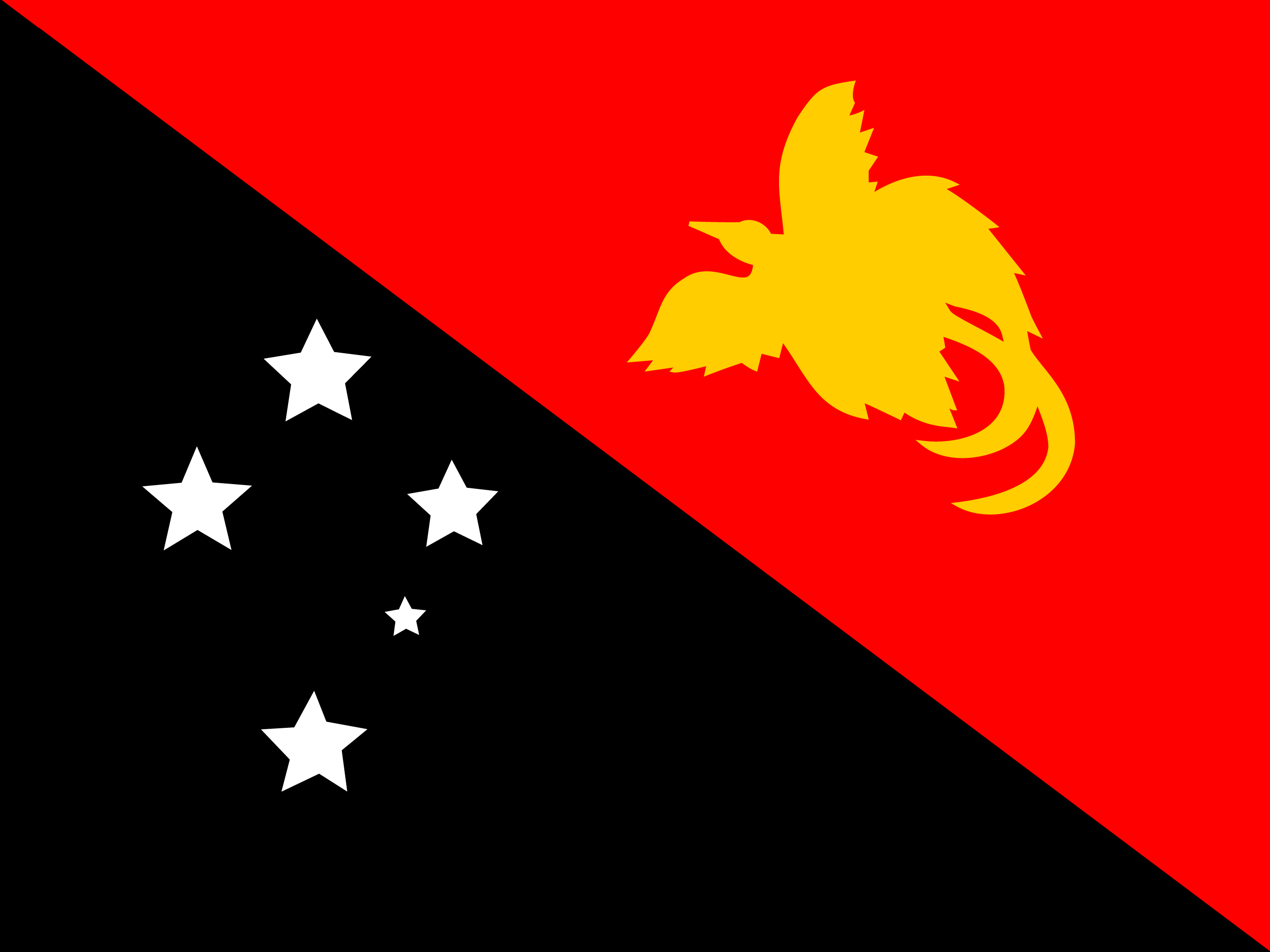 bendera Papua Nugini