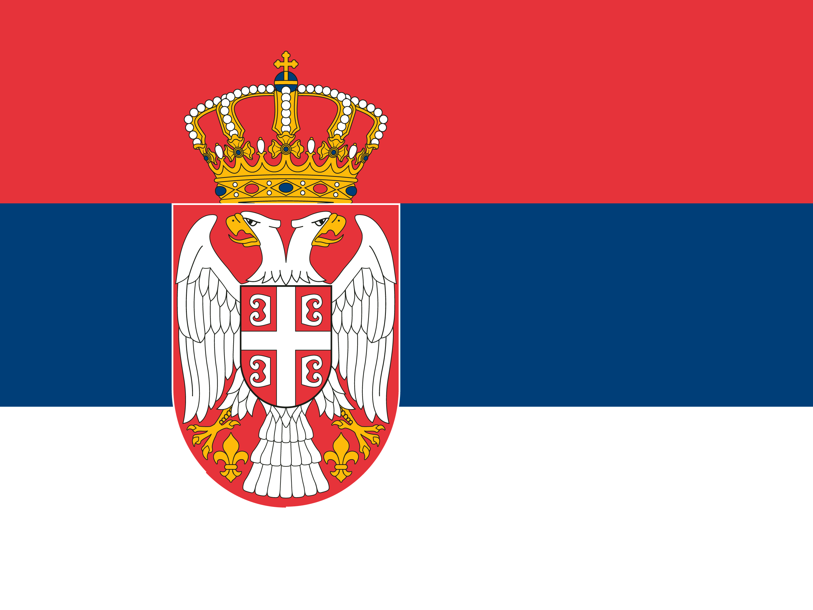 bendera Serbia