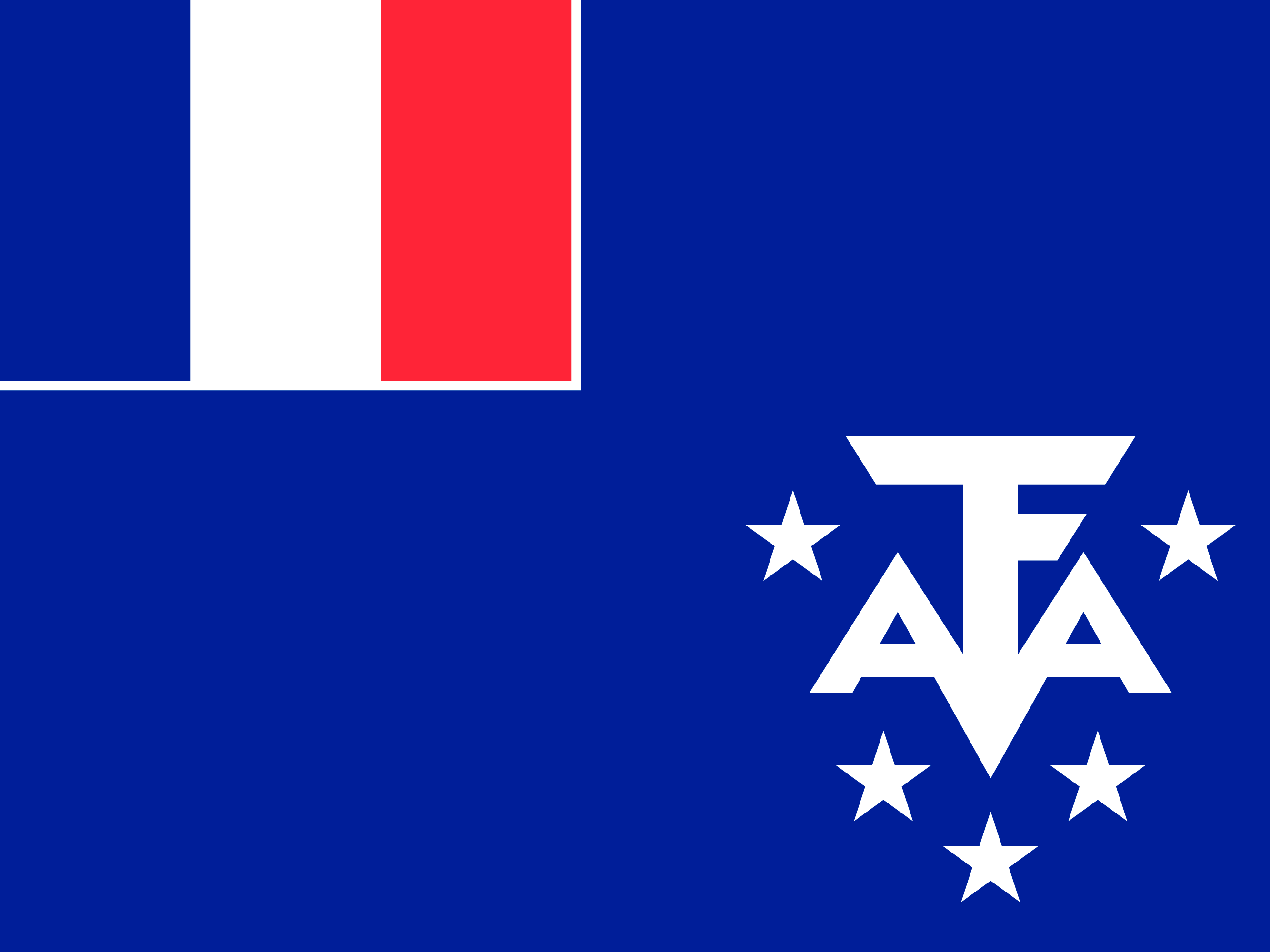 bendera Wilayah Selatan dan Antarktika Prancis