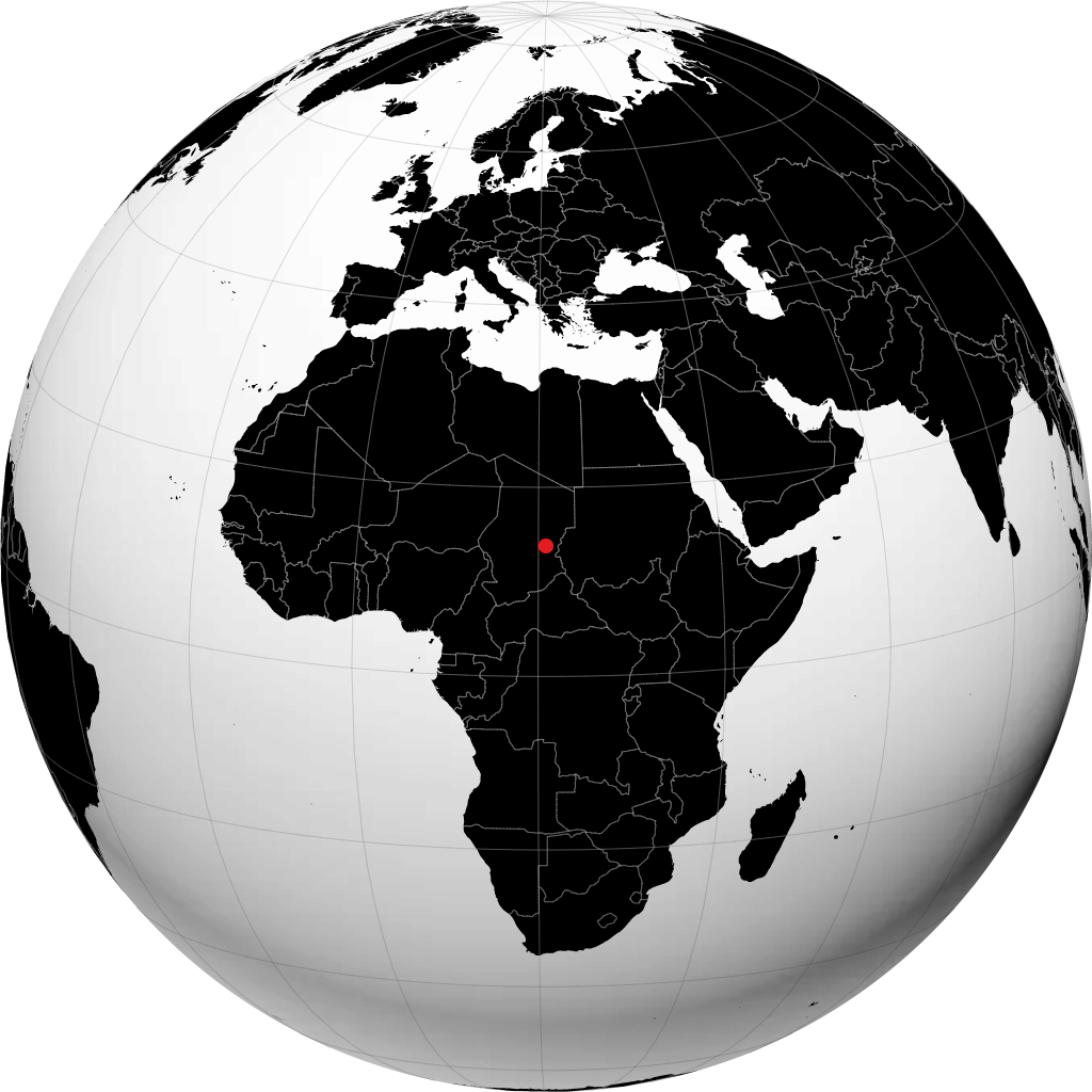Abéché di globe