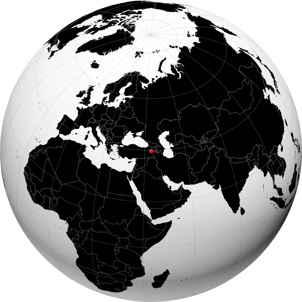 Ağrı di globe