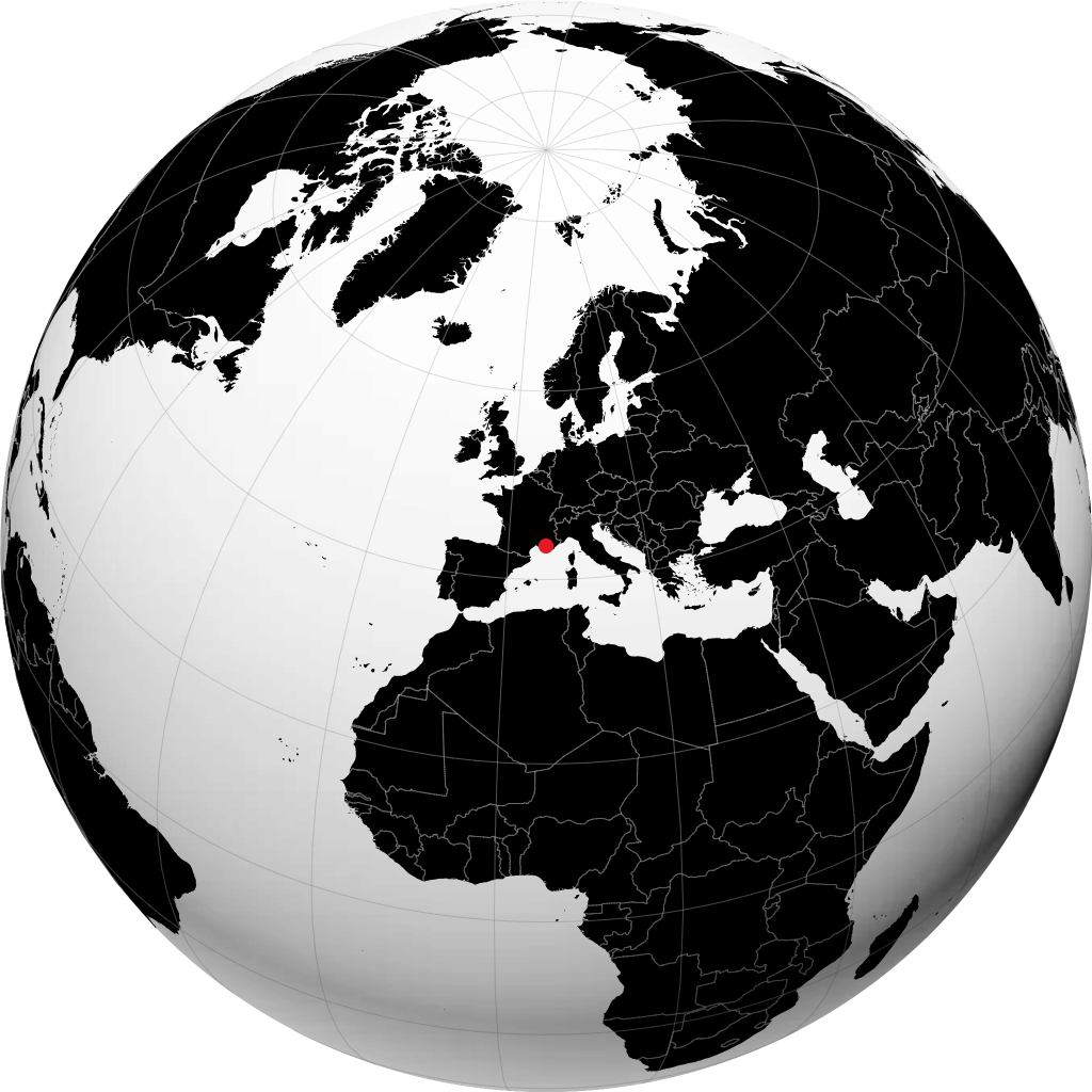 Aix-en-Provence di globe