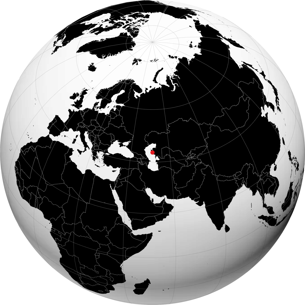 Aktau di globe