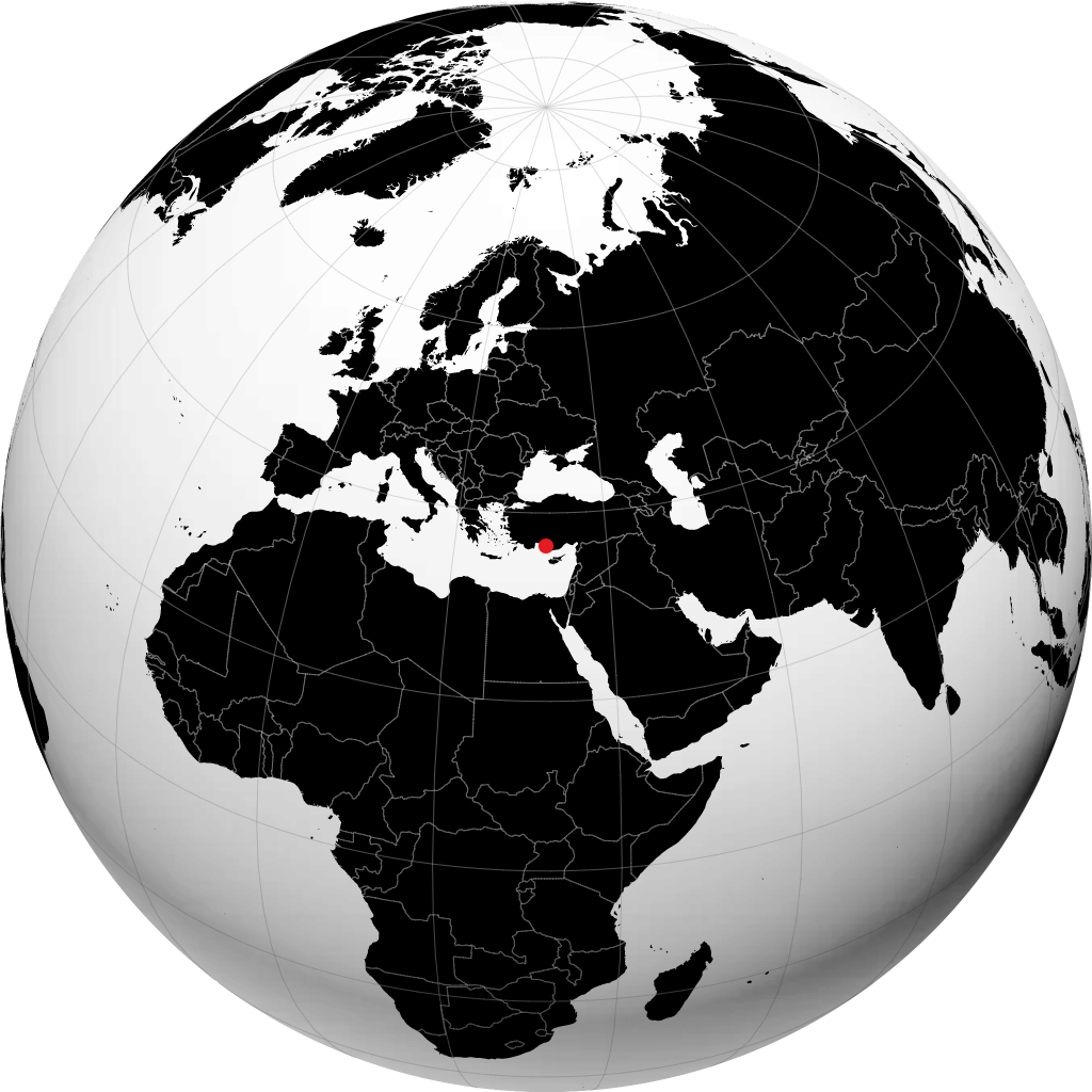 Alanya di globe