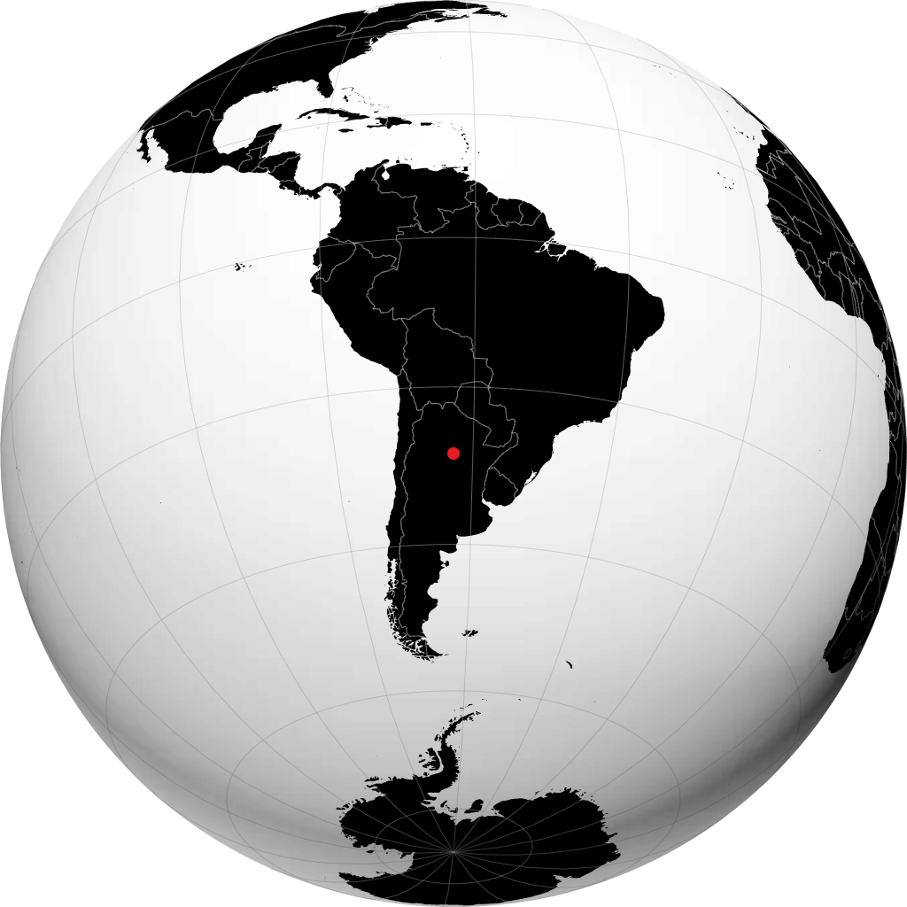 Anatuya di globe