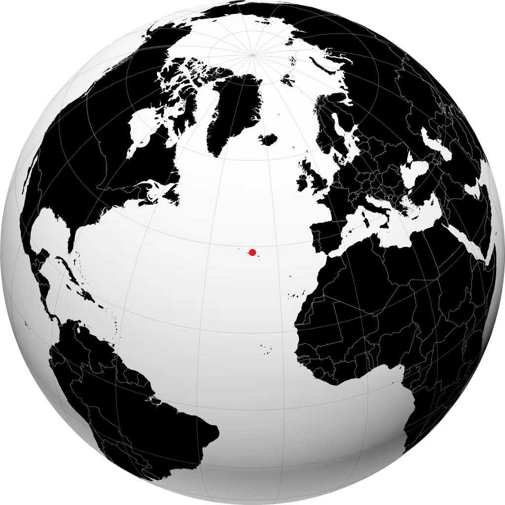 Angra do Heroísmo di globe