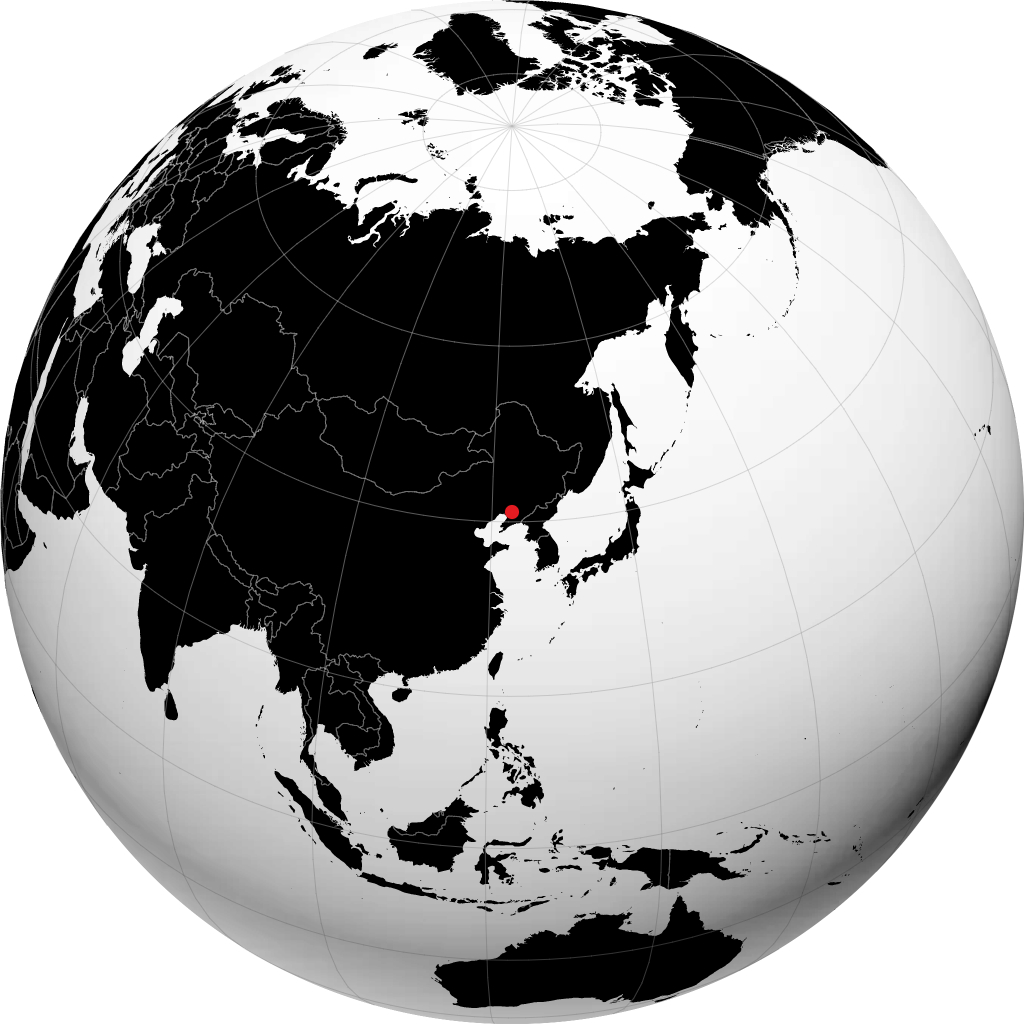 Anshan di globe