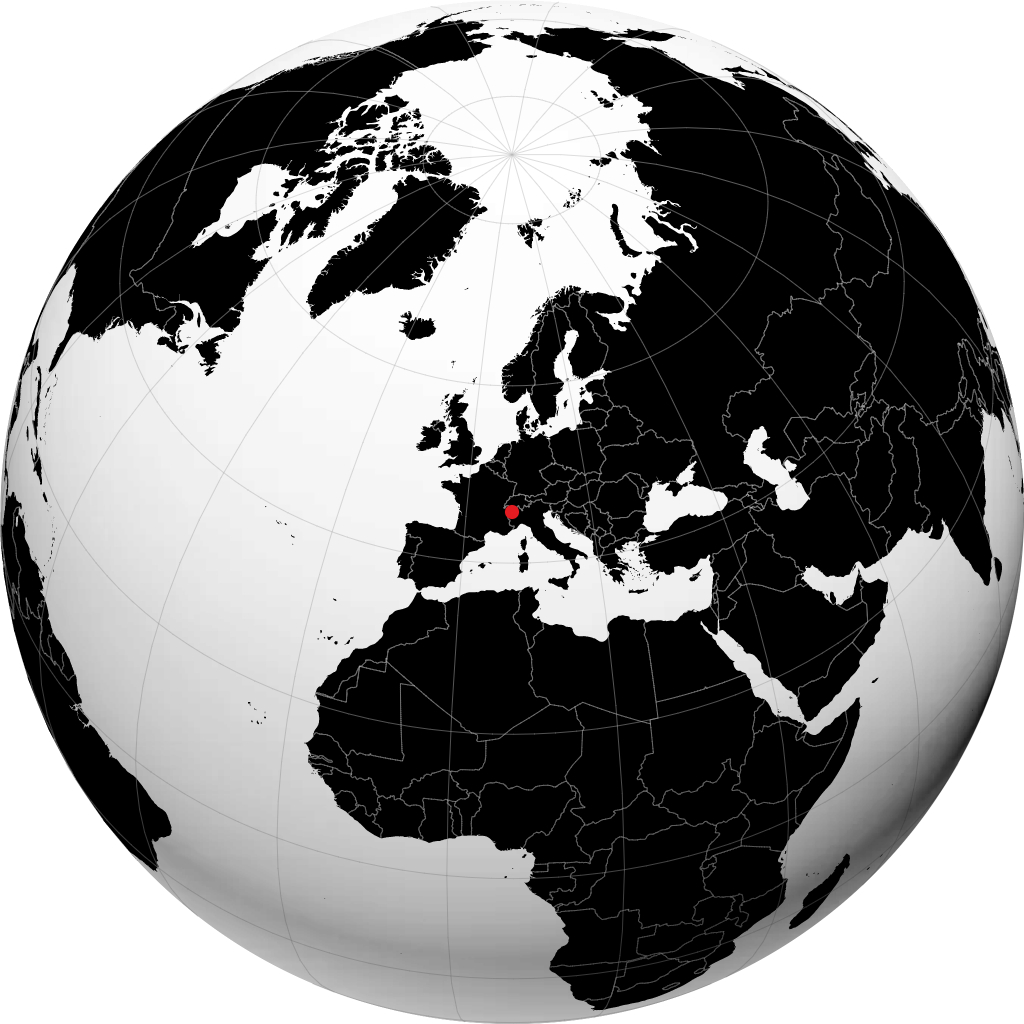 Aosta di globe