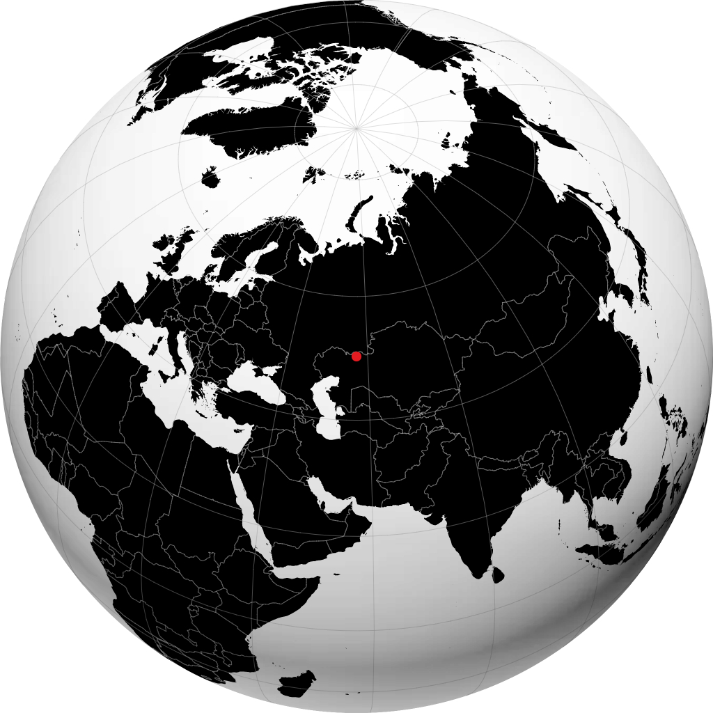 Aqtöbe di globe
