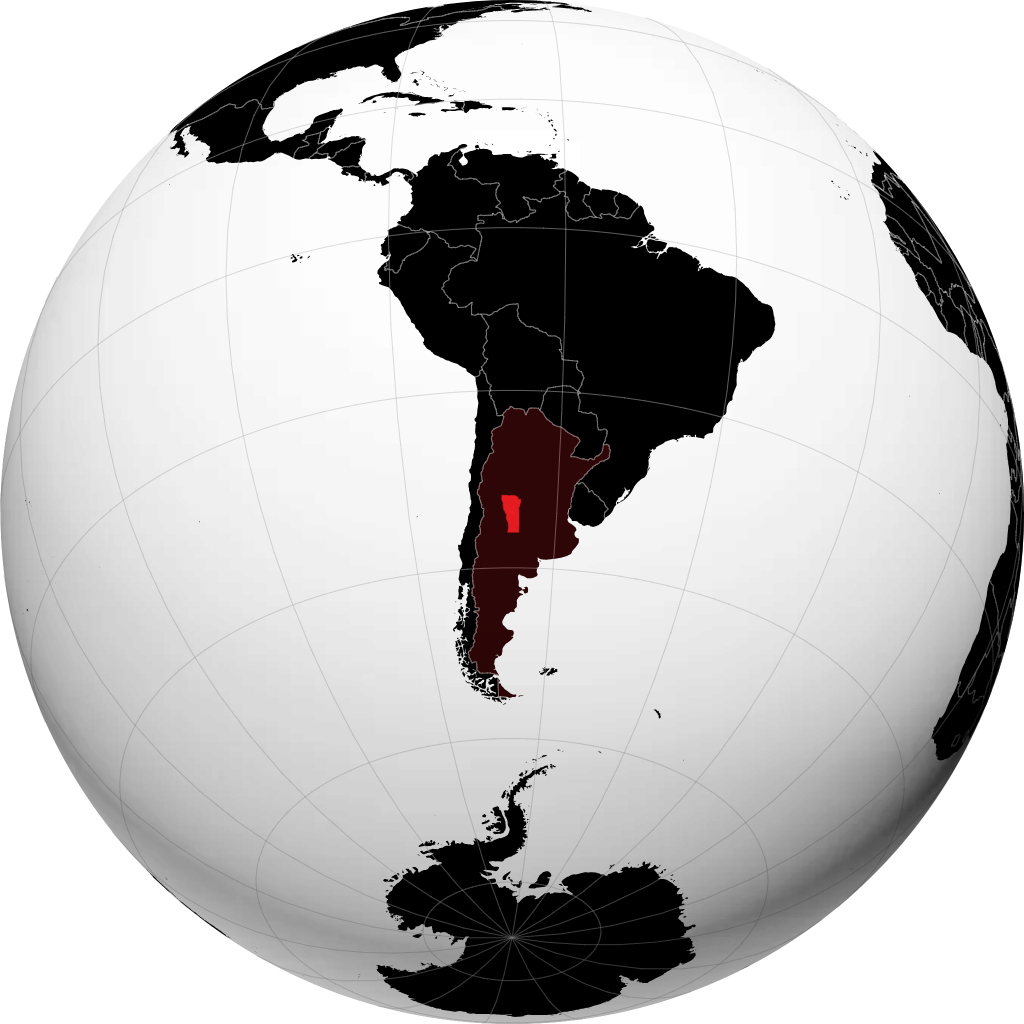 Provinsi San Luis di globe