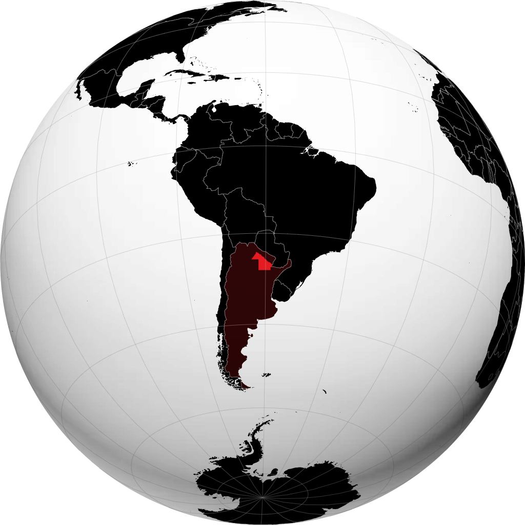 Provinsi Chaco di globe