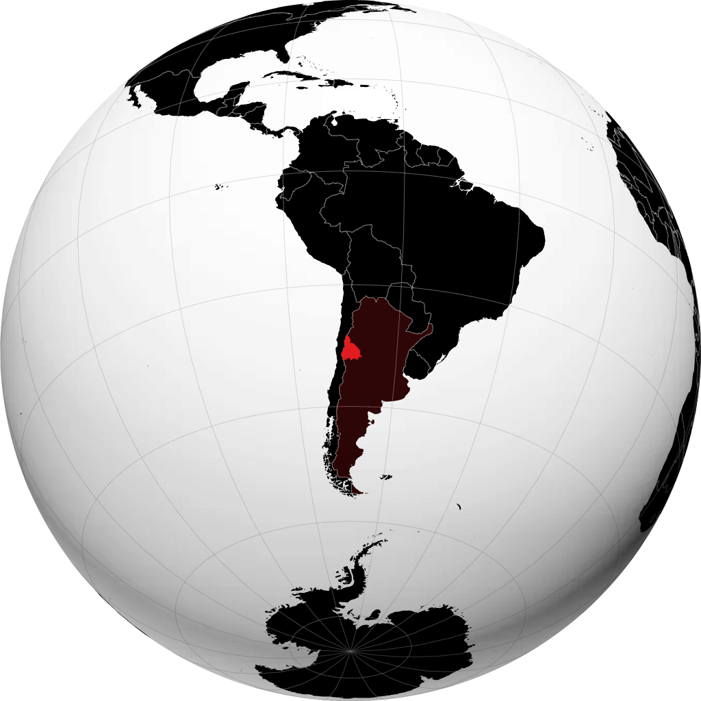 Provinsi San Juan di globe