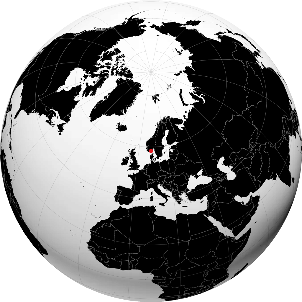 Arendal di globe