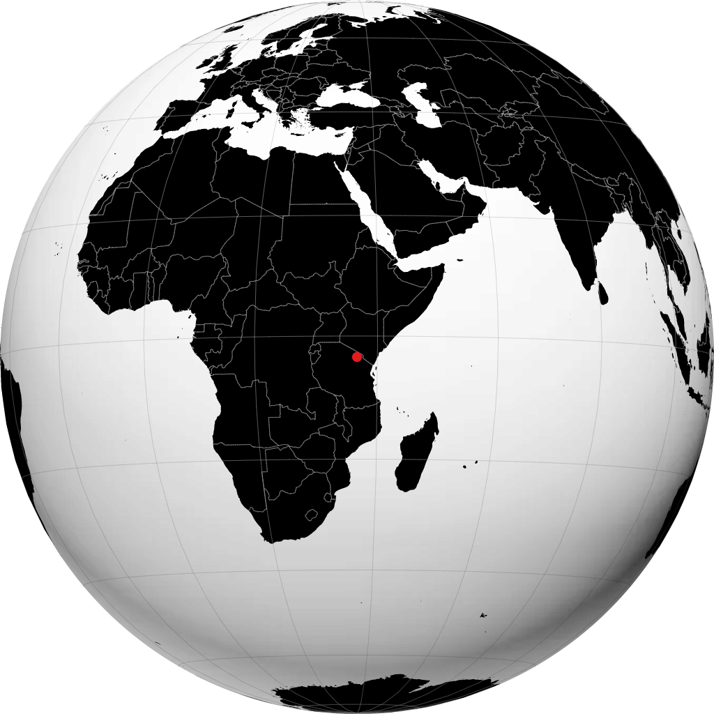 Arusha di globe