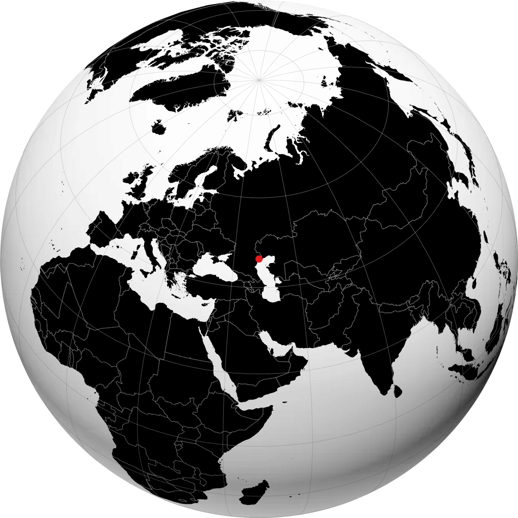 Astrakhan di globe