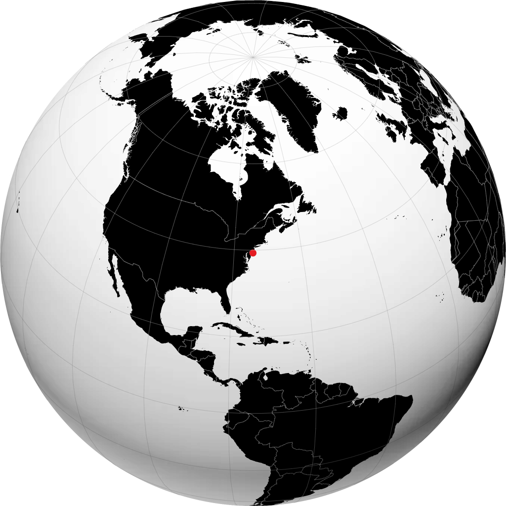 Atlantic City di globe