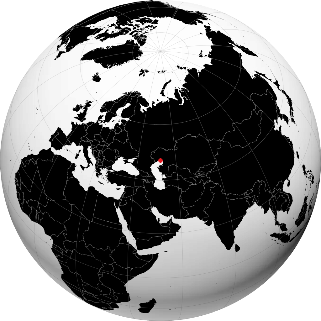 Atyrau di globe