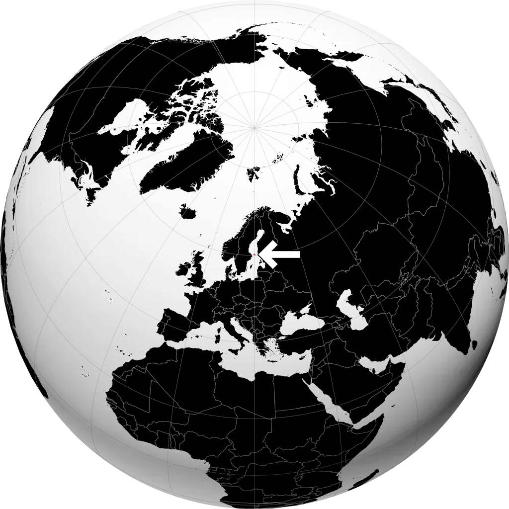 Kepulauan Åland di globe