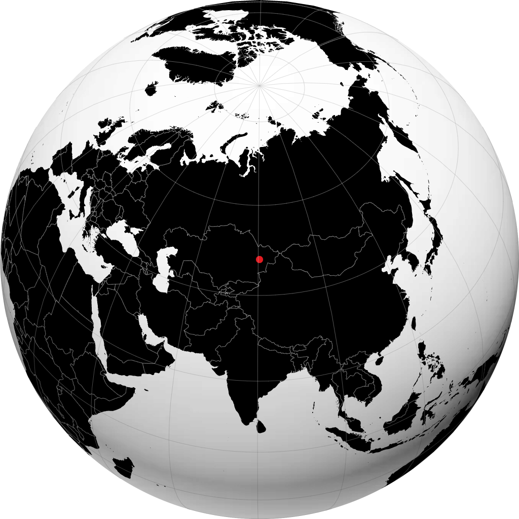 Ayagoz di globe