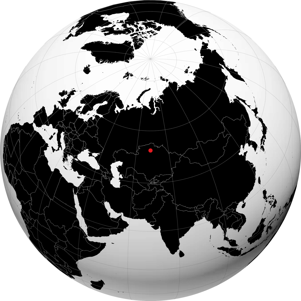 Balkashino di globe