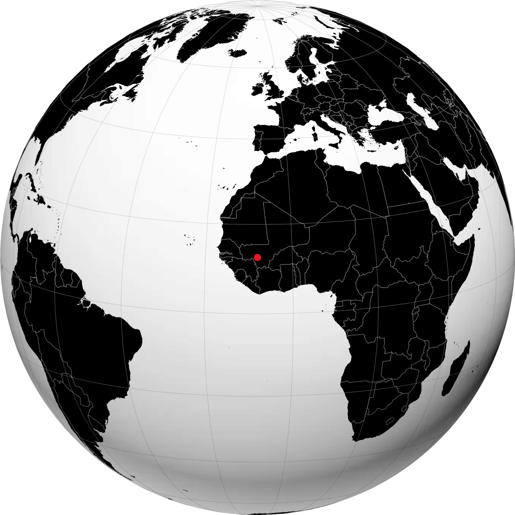 Bamako di globe