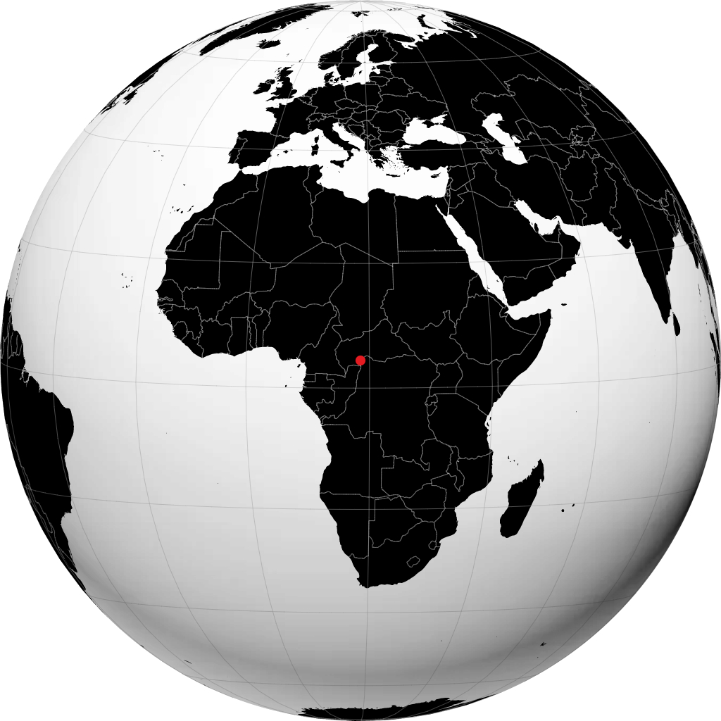 Bangui di globe