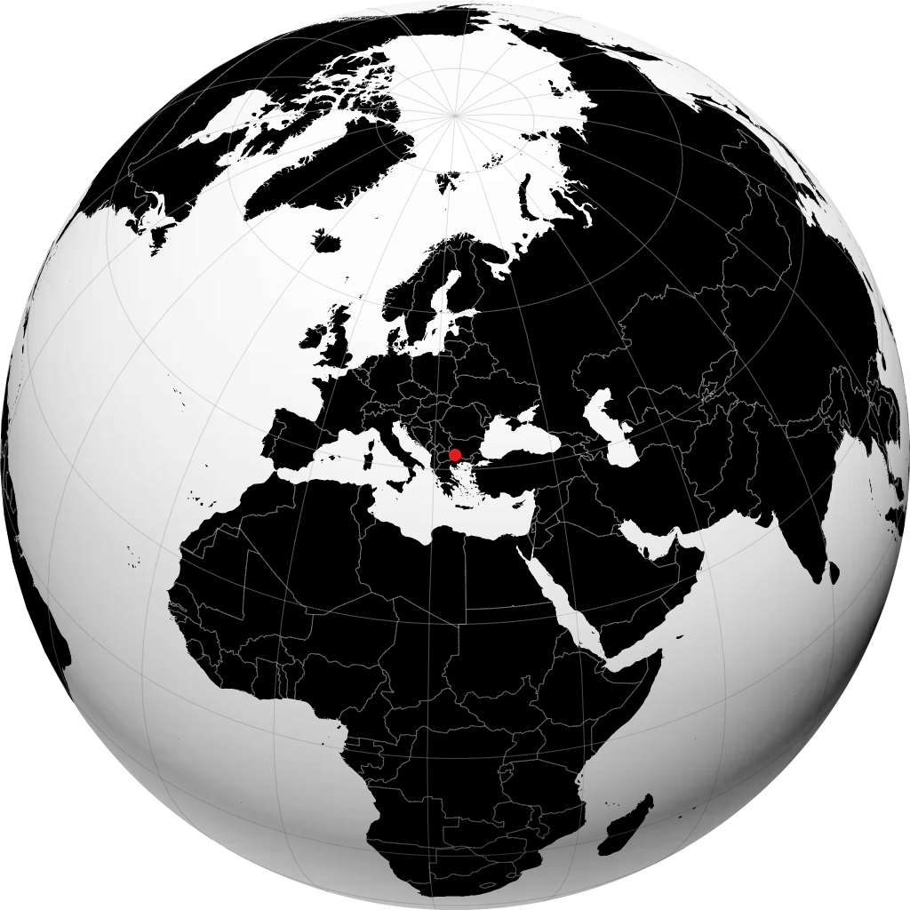 Bansko di globe