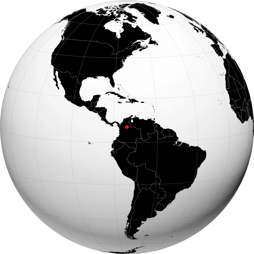 Barrancabermeja di globe