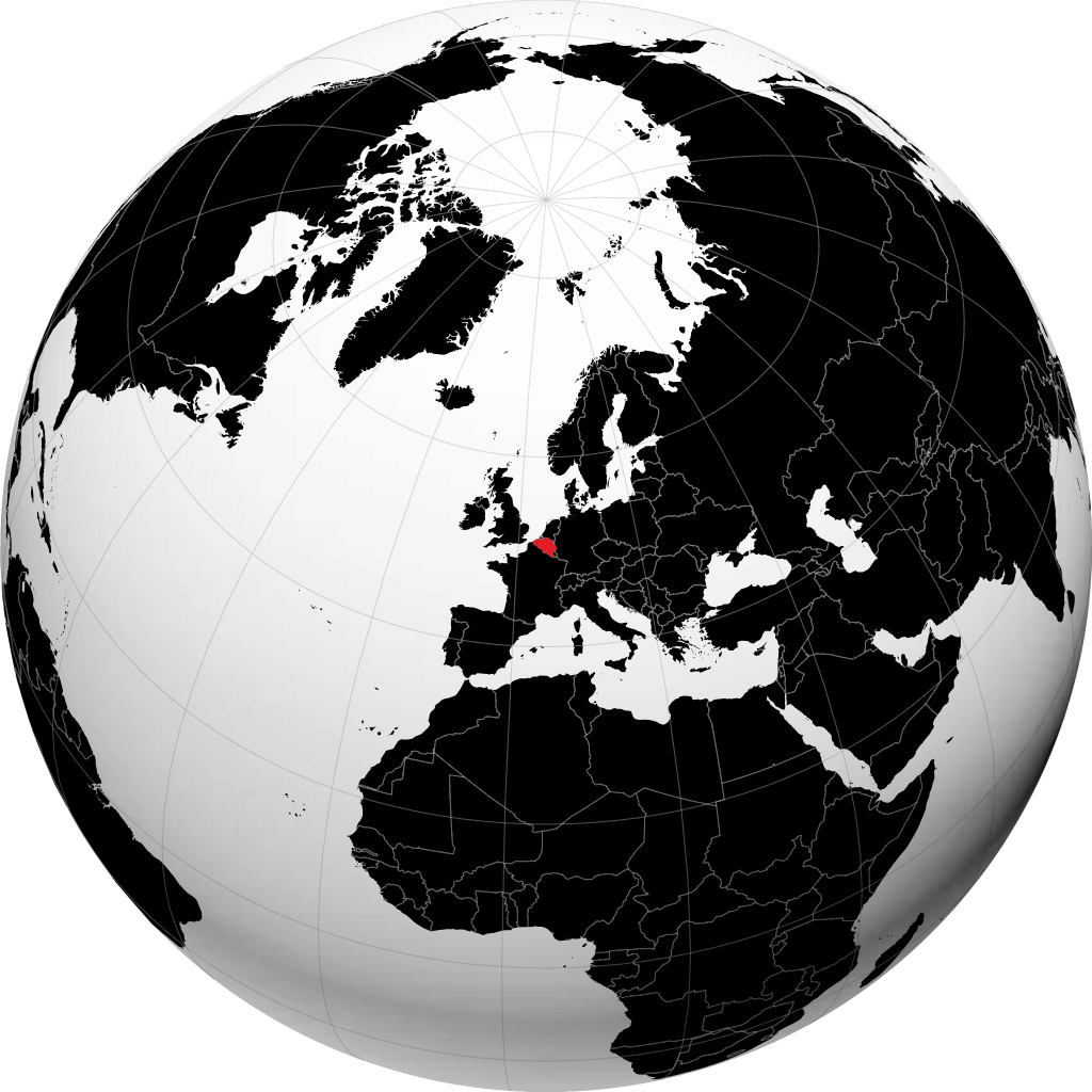 Belgia di globe