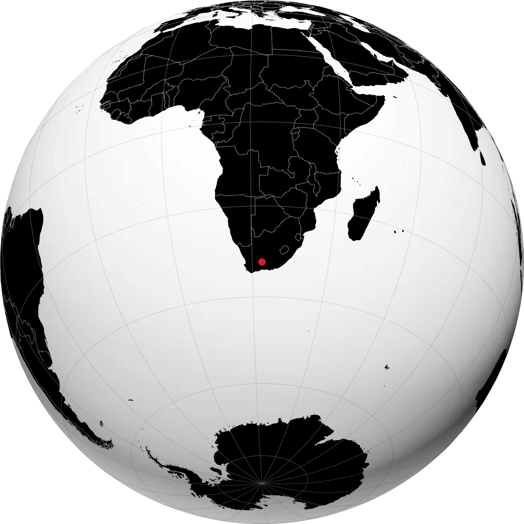 Beaufort West di globe