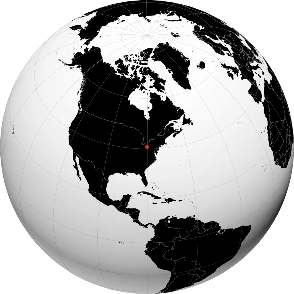 Beaver Falls di globe