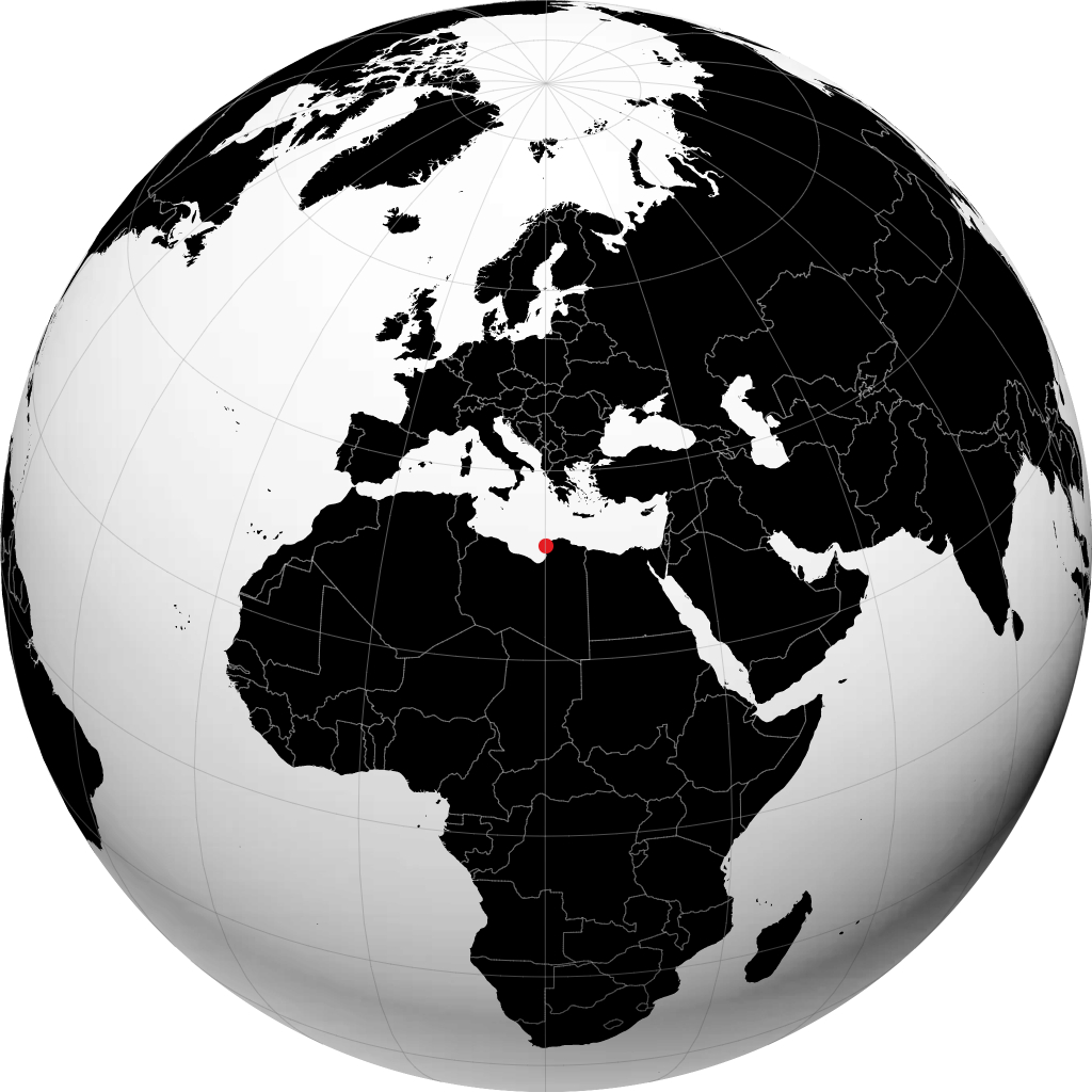 Benghazi di globe