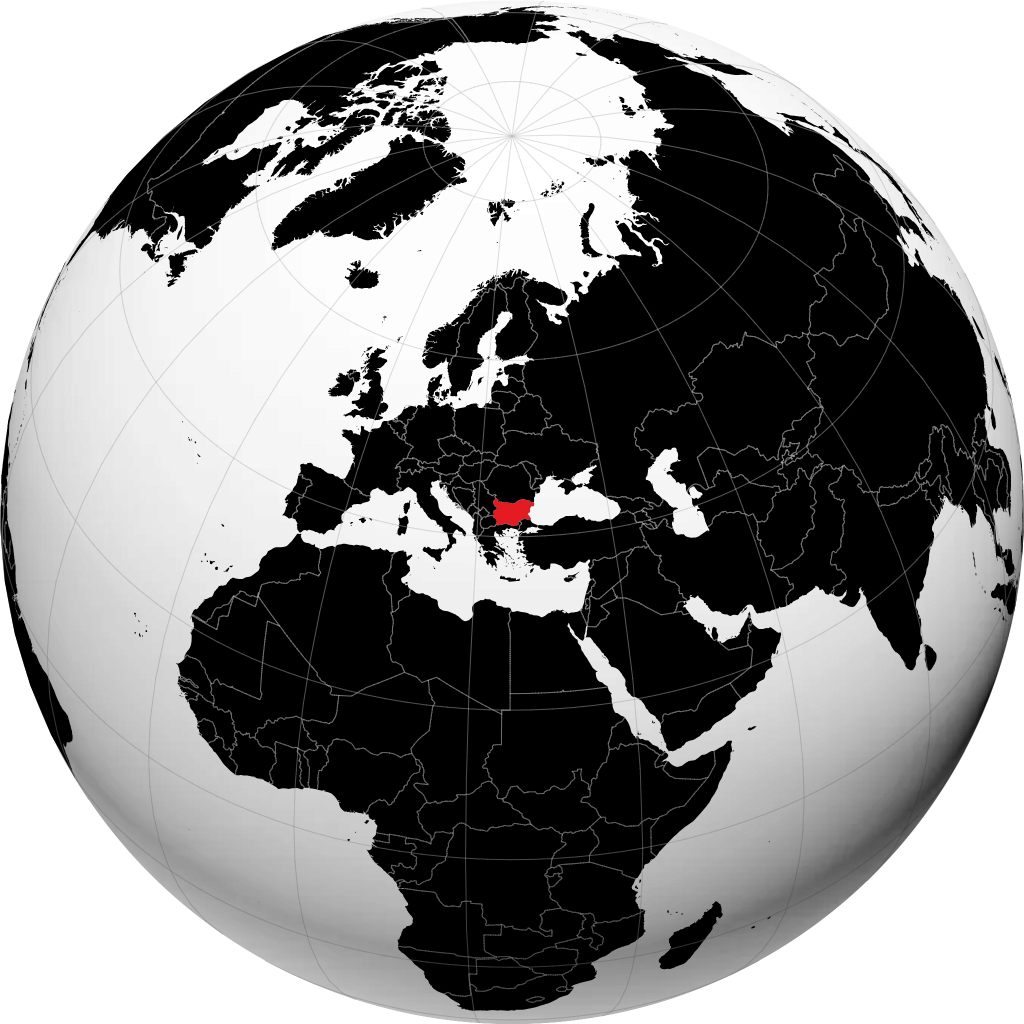 Bulgaria di globe