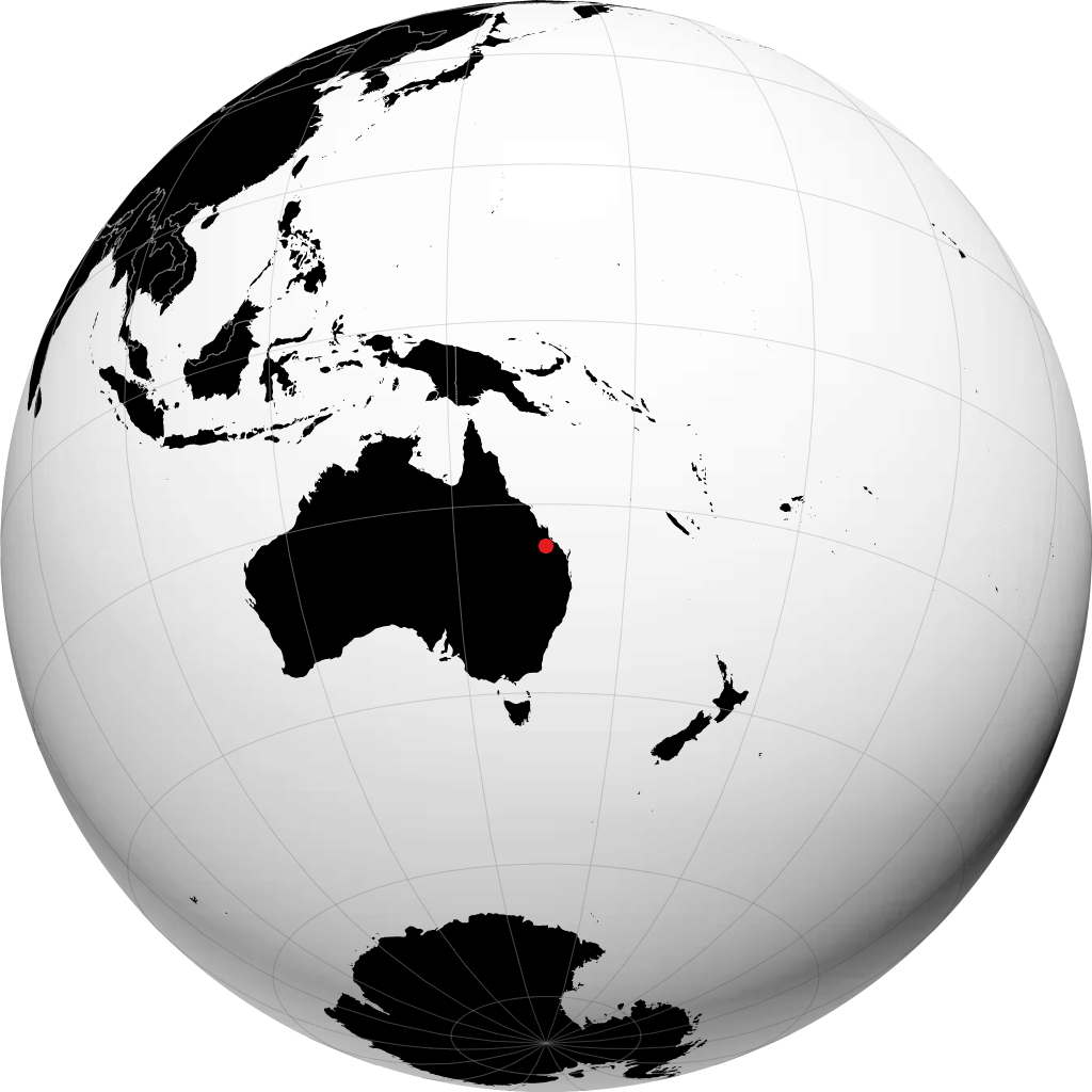 Biloela di globe