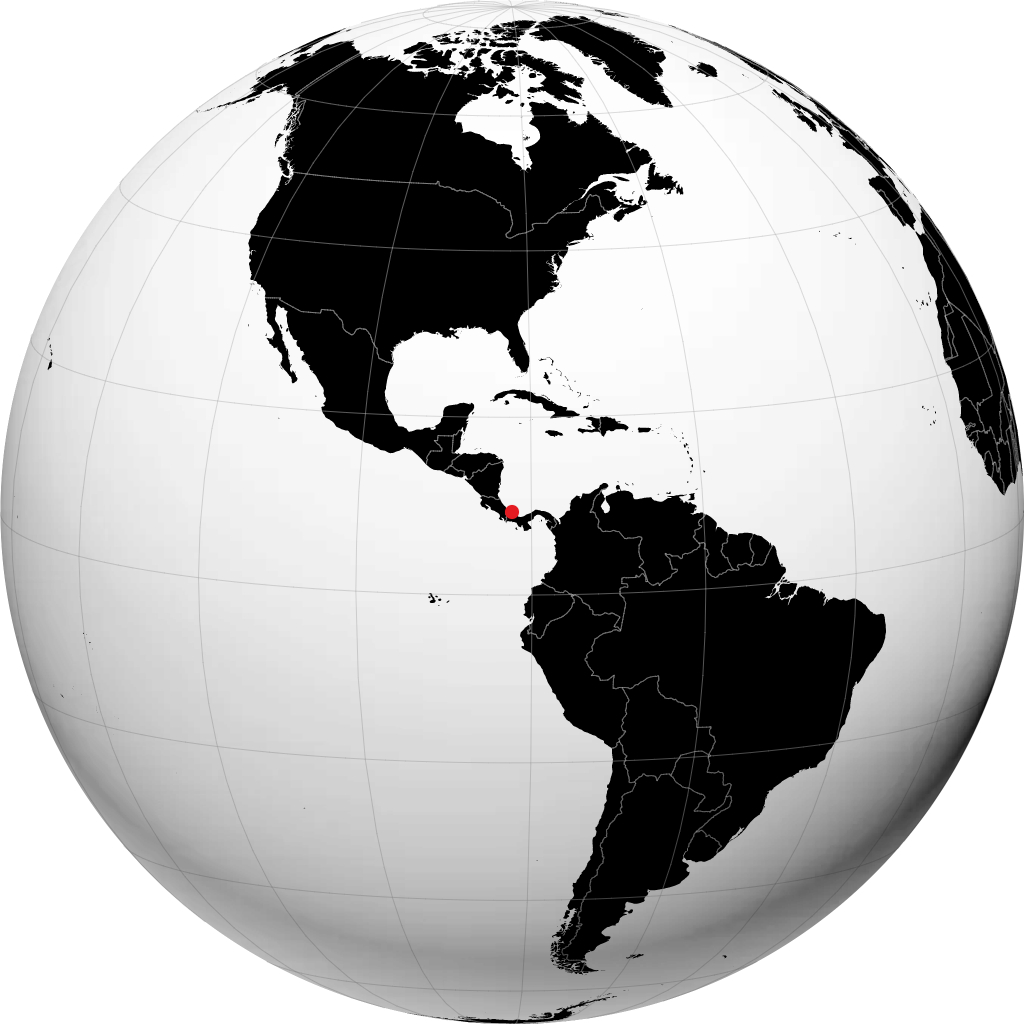 Bocas Town di globe