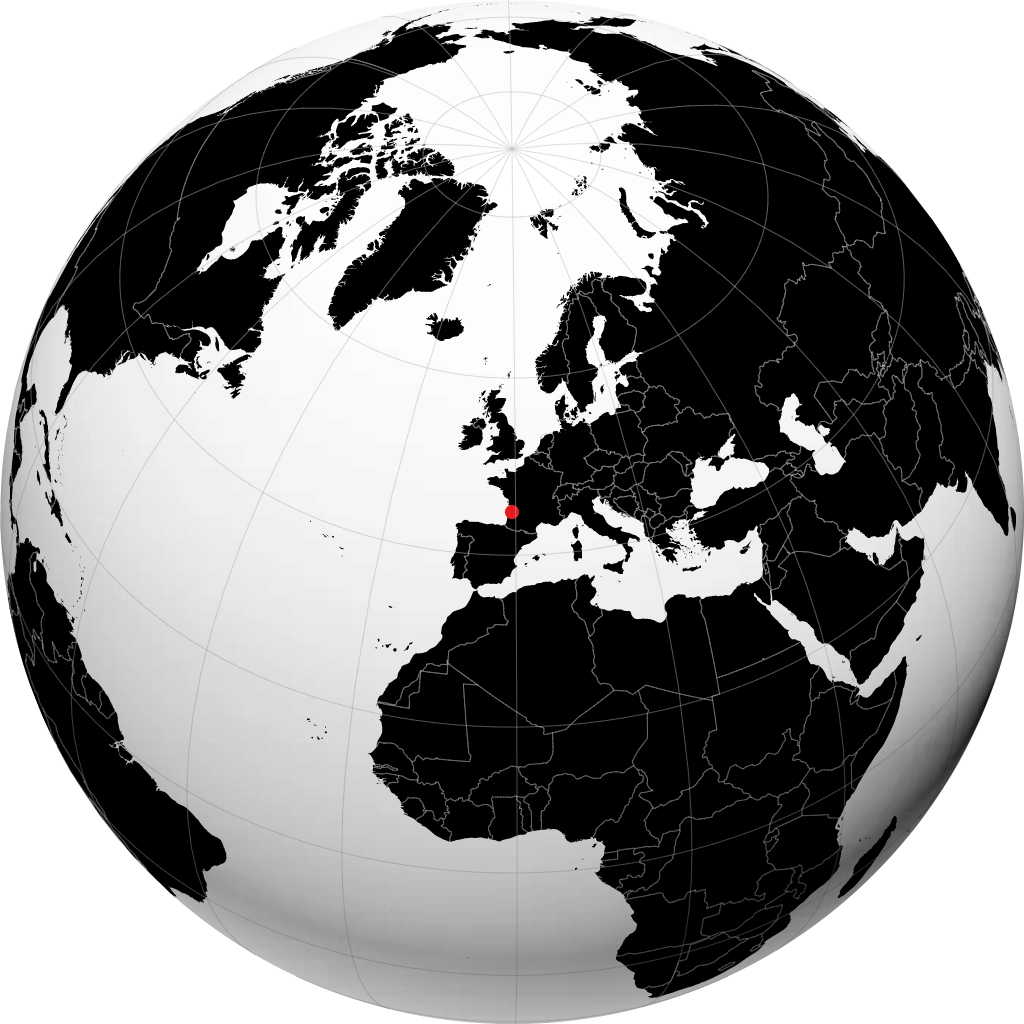 Bordeaux di globe