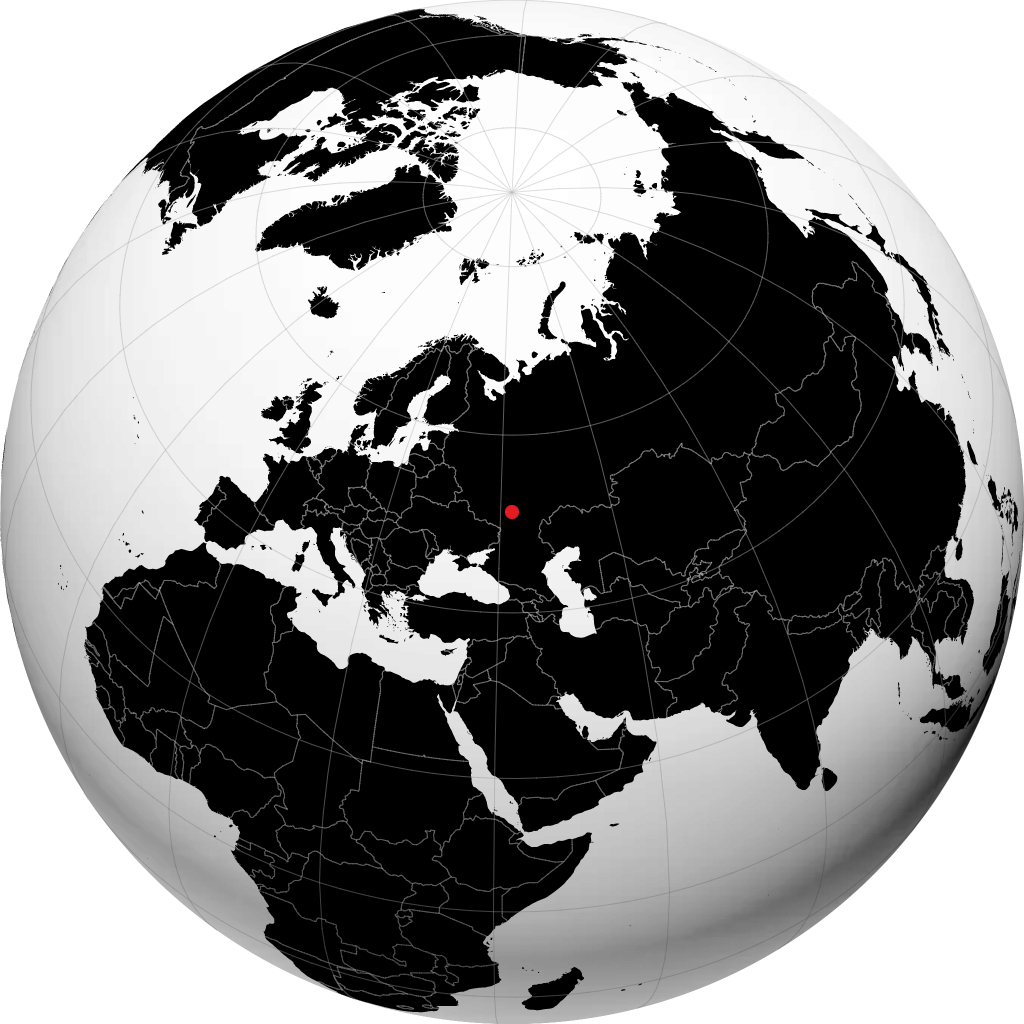 Borisoglebsk di globe