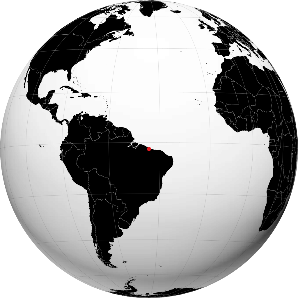 São Luís di globe
