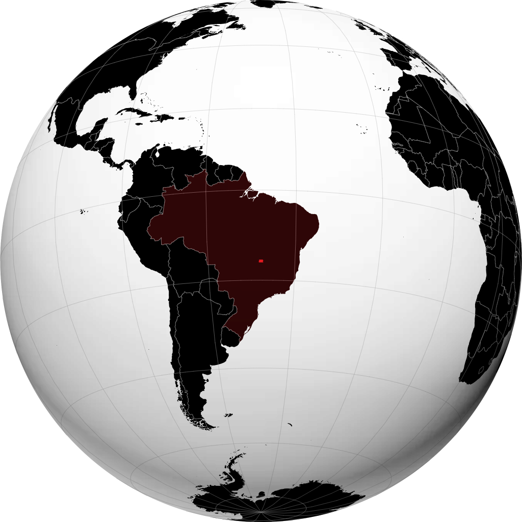 Distrik Federal di globe