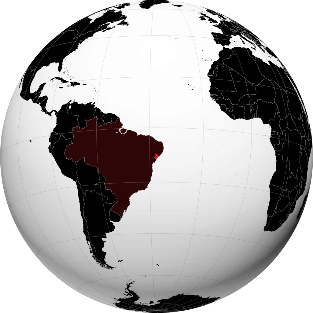 Negara Bagian Sergipe di globe