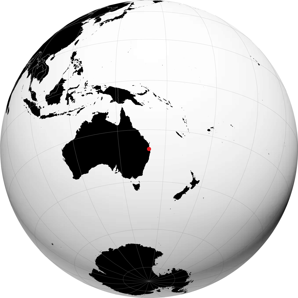 Brisbane di globe